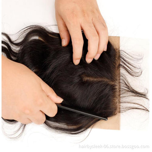 Cheap Brazilian Virgin Cuticle Aligned Transparent Frontal Closure Human Hair 4x4 5x5 Swiss Scalp HD Lace Closure And Frontal
